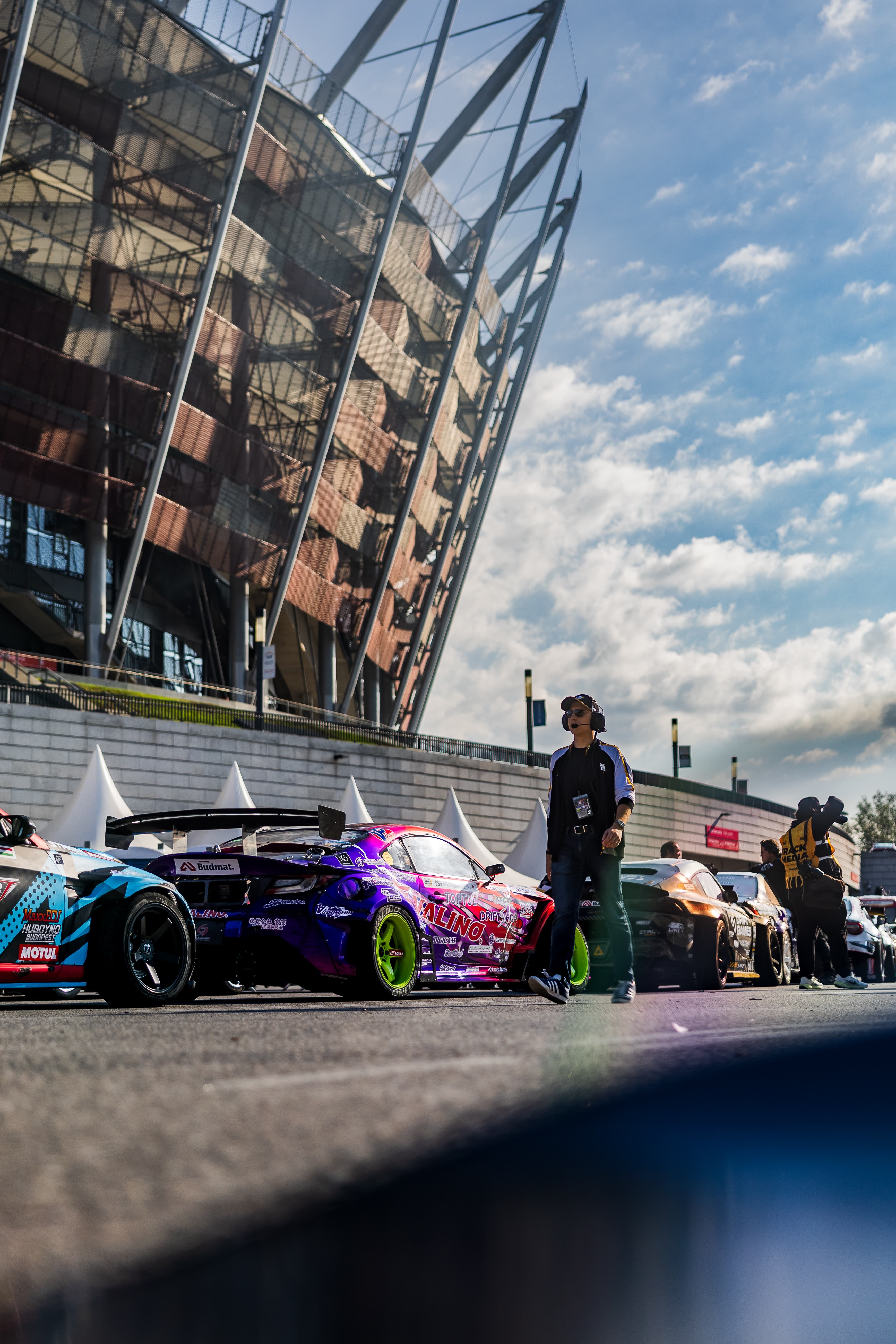 Motorsport media working trackside